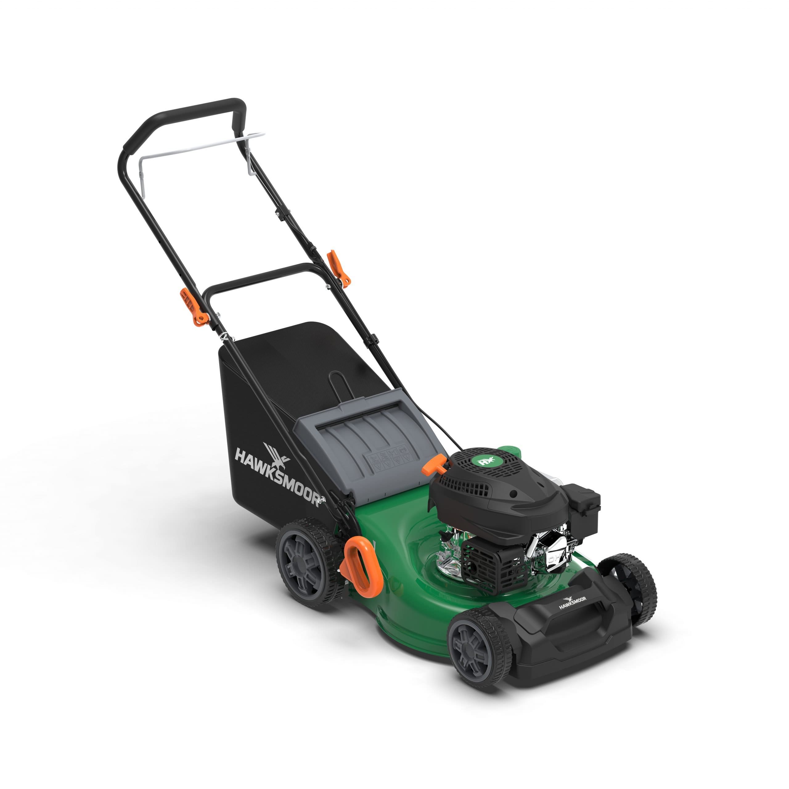 HAWKSMOOR 144CC 46CM HAND PUSH PETROL LAWNMOWER WITH RV145-S ENGINE