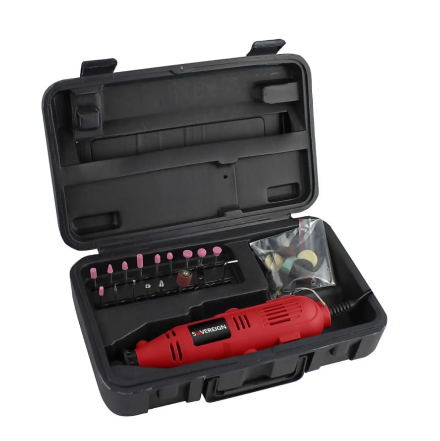 SOVEREIGN 135W ELECTRIC ROTARY TOOL SET