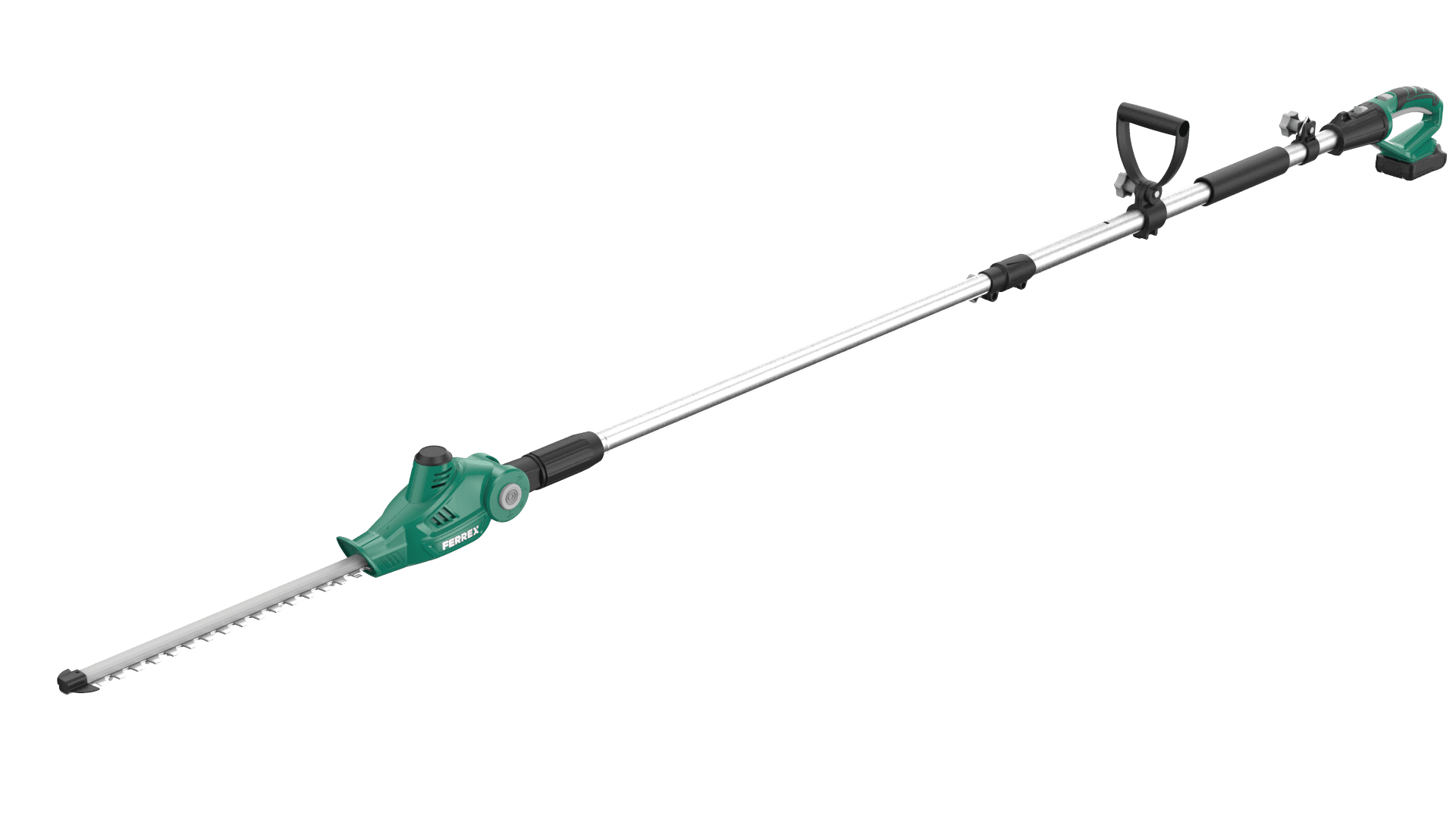 FERREX CORDLESS POLE HEDGE TRIMMER