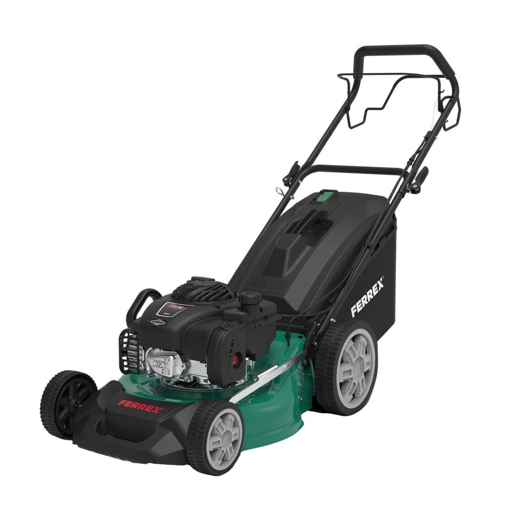 FERREX 46CM SELF PROPELLED PETROL LAWNMOWER WITH BRIGGS & STRATTON 450 ENGINE