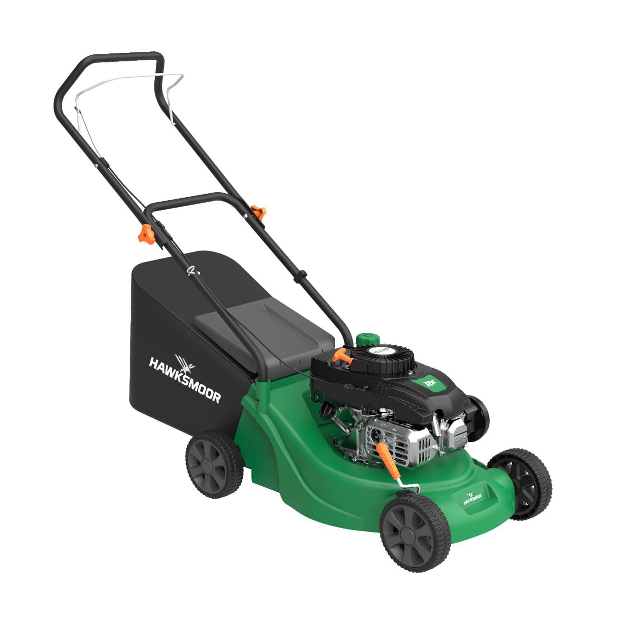 HAWKSMOOR 132CC 40CM HAND PUSH PETROL LAWNMOWER