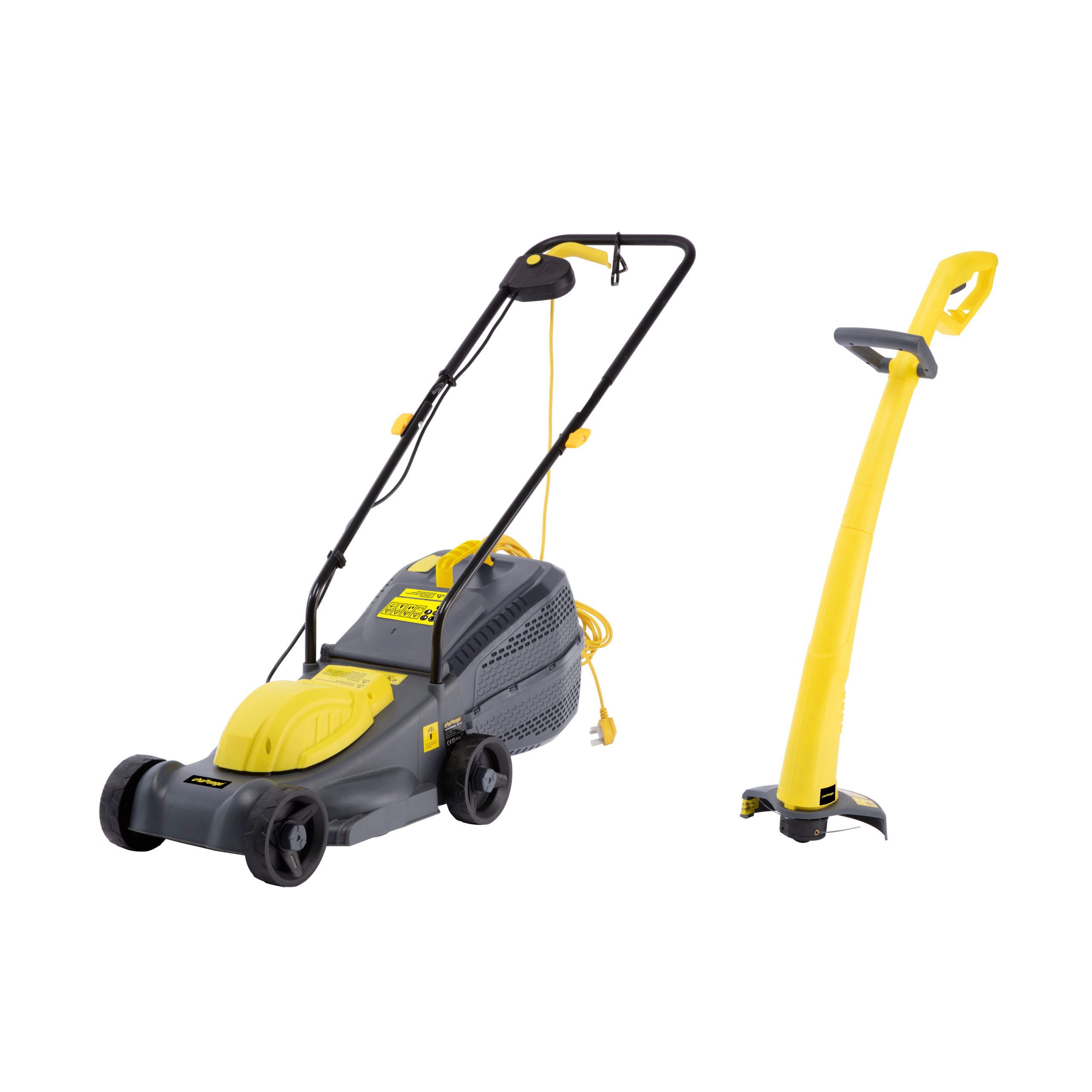 CHALLENGE 1000W ELECTRIC MOWER & 250W GRASS TRIMMER