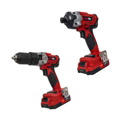 OLYMPIA TOOLS 20V CORDLESS DRILL TWIN PACK