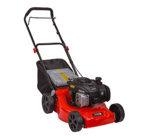 RYNO 41CM PUSH PETROL LAWNMOWER WITH BRIGGS & STRATTON 450E ENGINE
