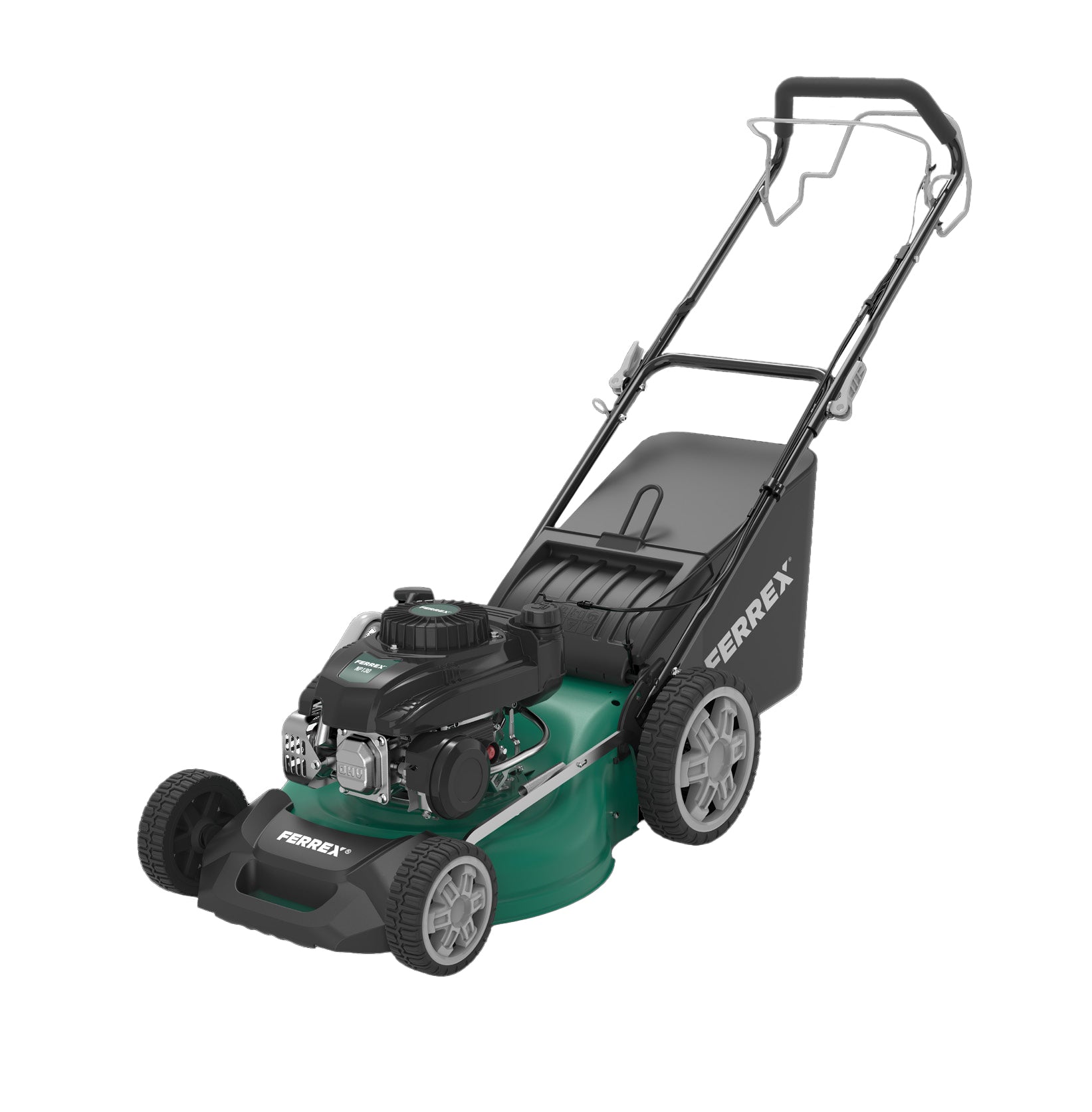 FERREX 46CM SELF-PROPELLED PETROL LAWNMOWER WITH NP130 ENGINE