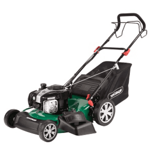 QUALCAST 48CM SELF PROPELLED PETROL LAWNMOWER WITH BRIGGS & STRATTON 550E ENGINE