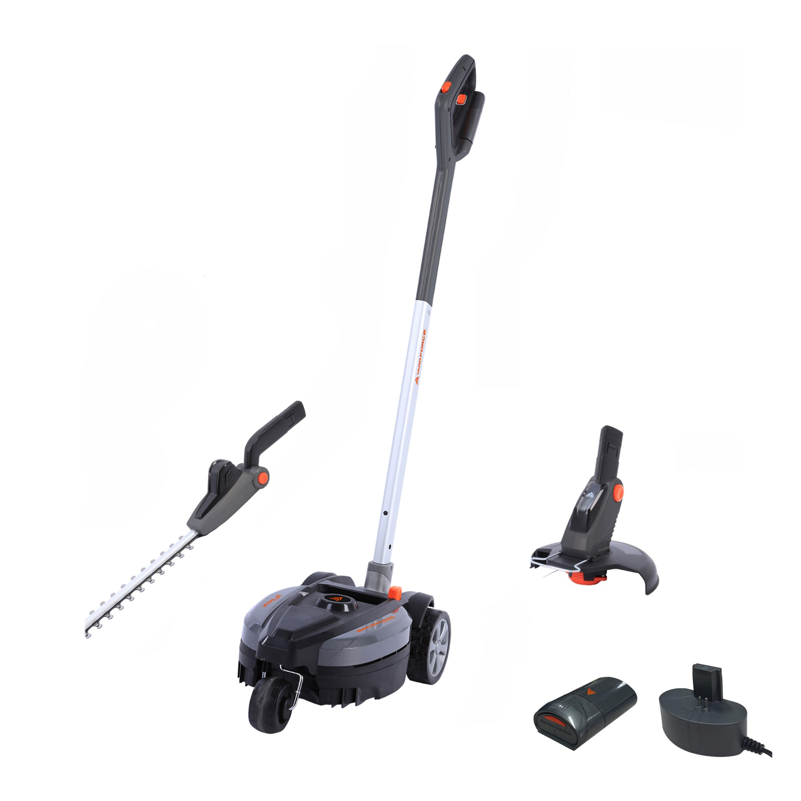YARD FORCE IFLEX 3-IN-1 LAWNMOWER, GRASS & HEDGE TRIMMER