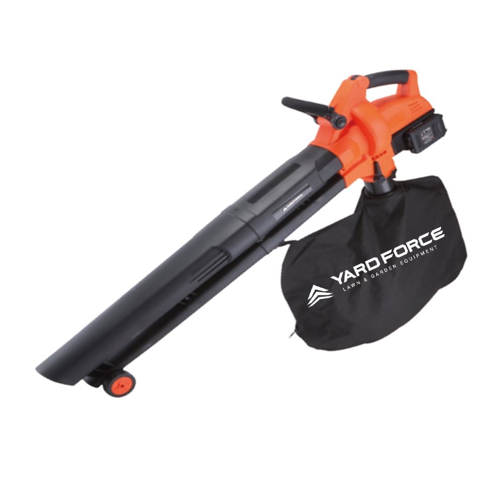 YARD FORCE 2 x 20V CORDLESS BLOWER VAC WITH 4.0Ah BATTERIES