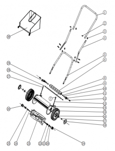 SOVEREIGN 30CM MANUAL CYLINDER LAWNMOWER | Coreservice