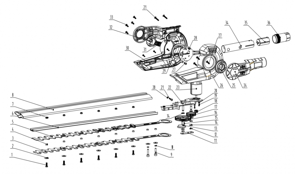 challenge hedge cutter spares
