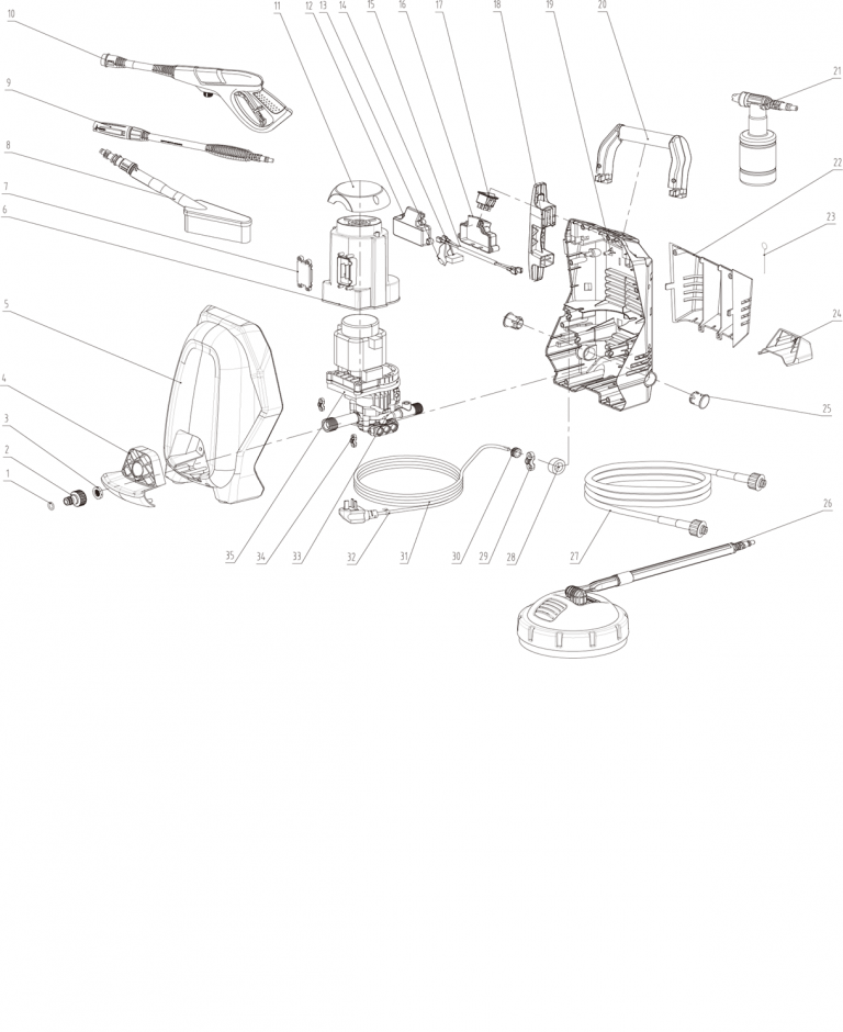 SPEAR & JACKSON 1400W PRESSURE WASHER Coreservice