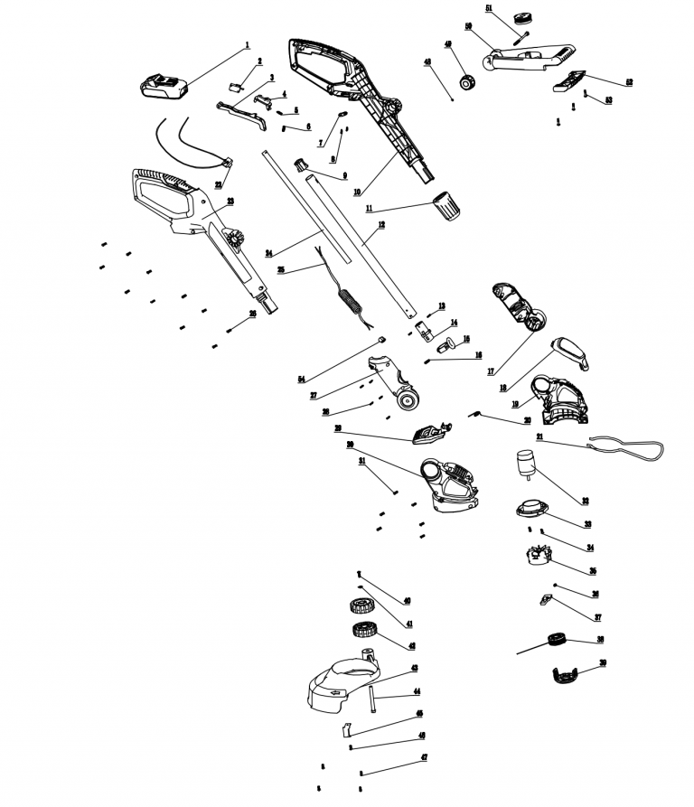 SPEAR & JACKSON 36V CORDLESS GRASS TRIMMER Coreservice