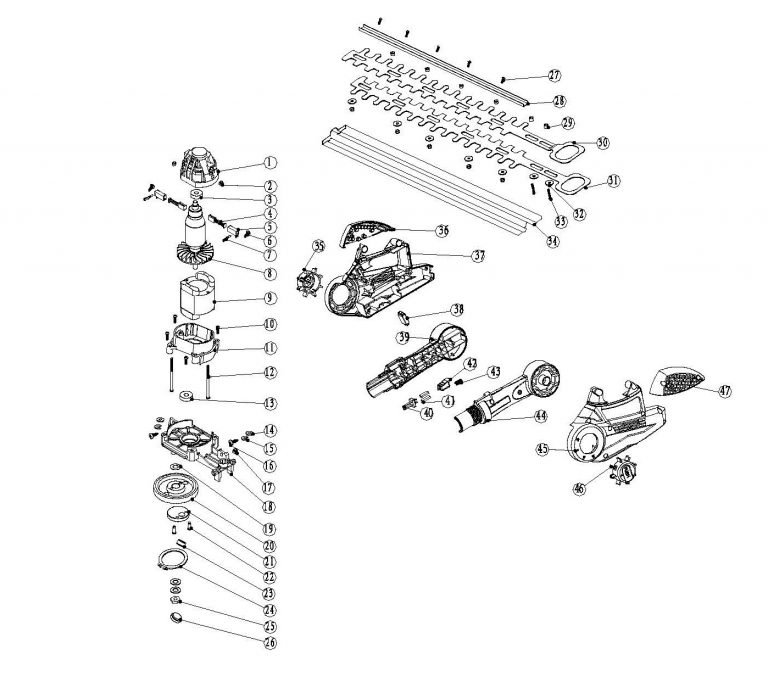 SPEAR & JACKSON 550W POLE HEDGE TRIMMER Coreservice