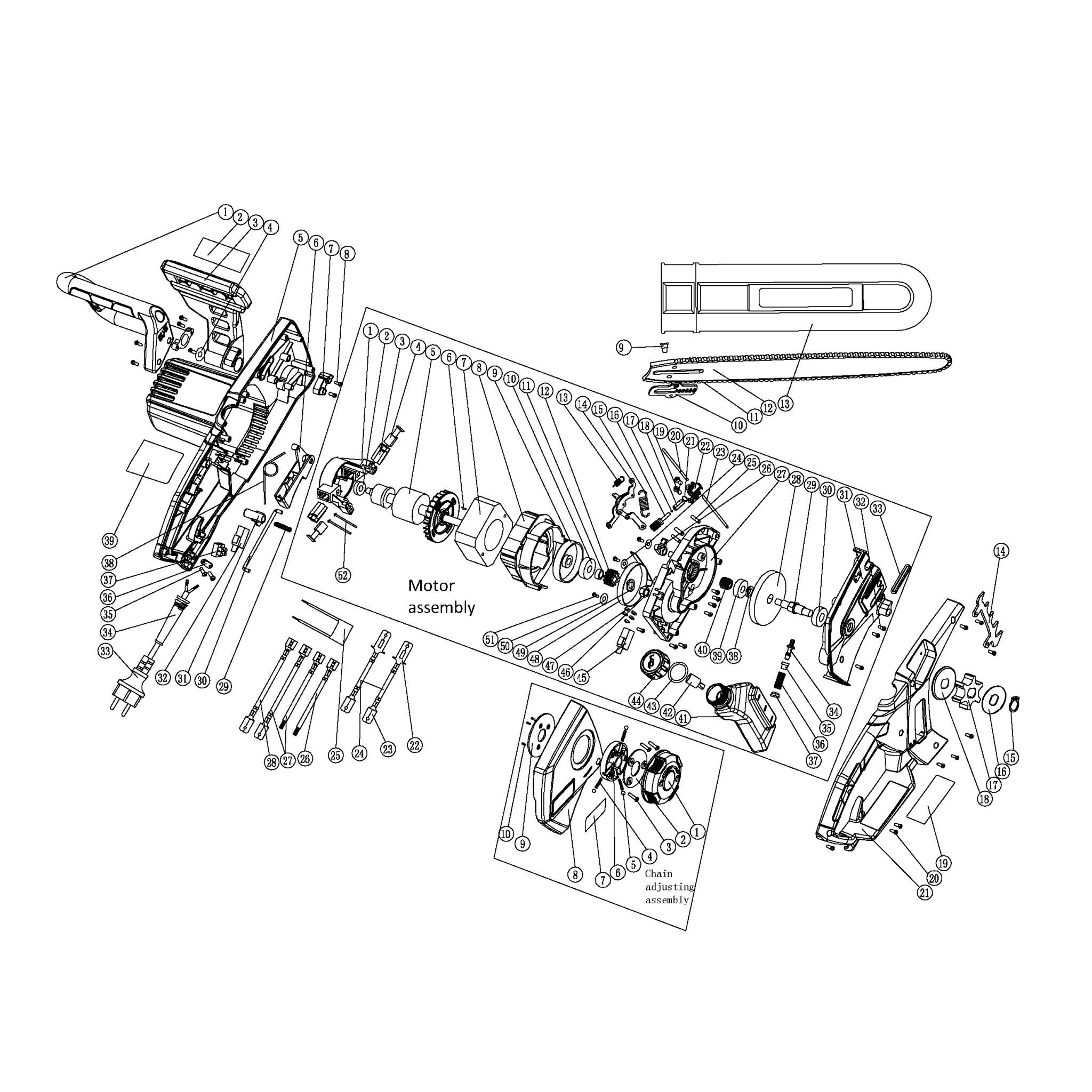HAWKSMOOR 2200W 40CM ELECTRIC CHAINSAW Coreservice